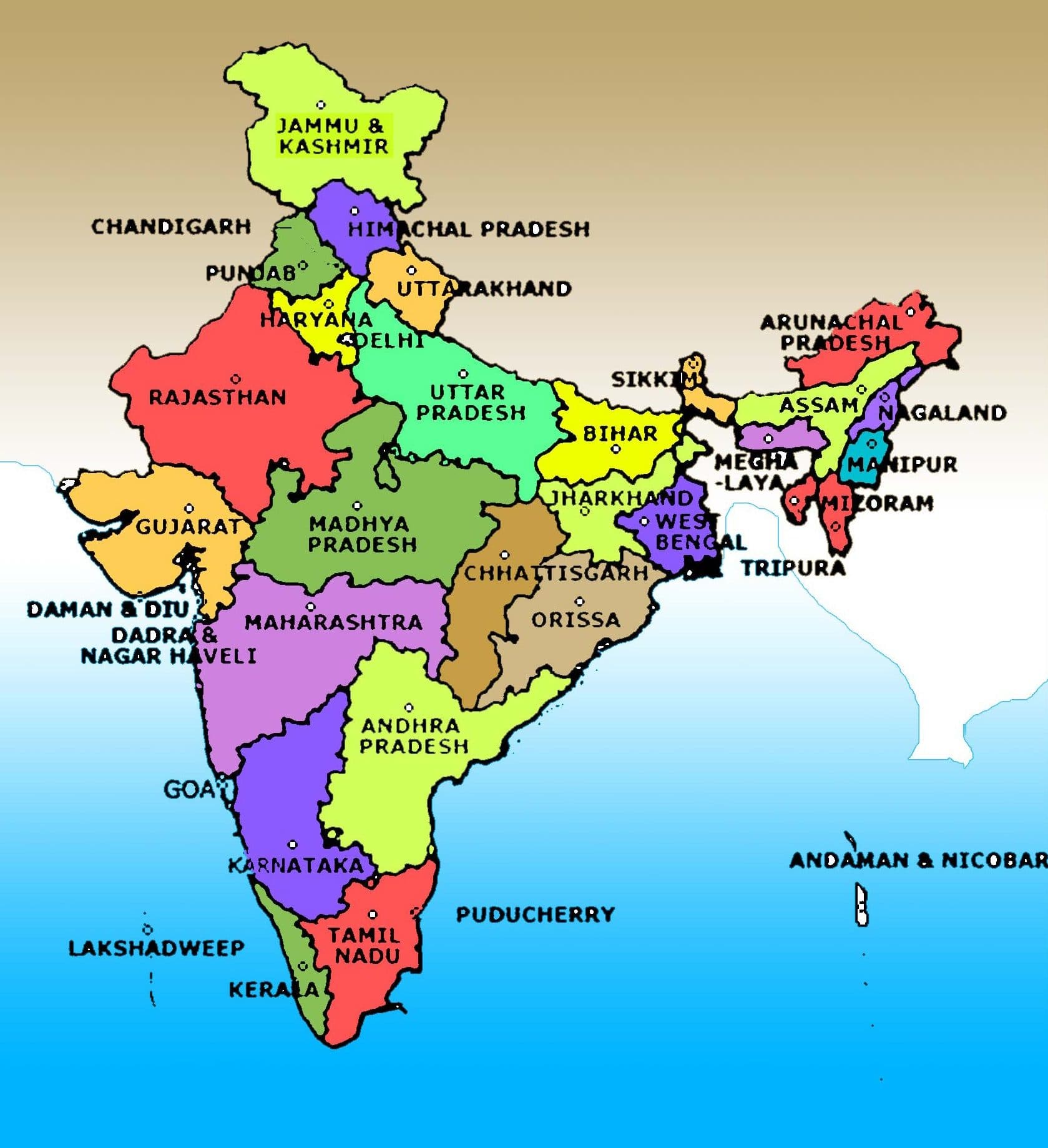 Download Free Map Of India