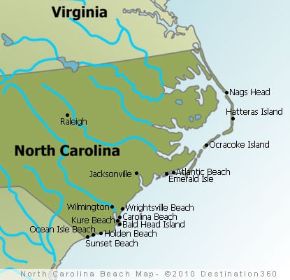 Map Of North Carolina Beaches Quote Images Hd Free