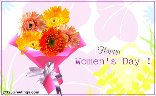 Greeting cards for Women's Day for Her