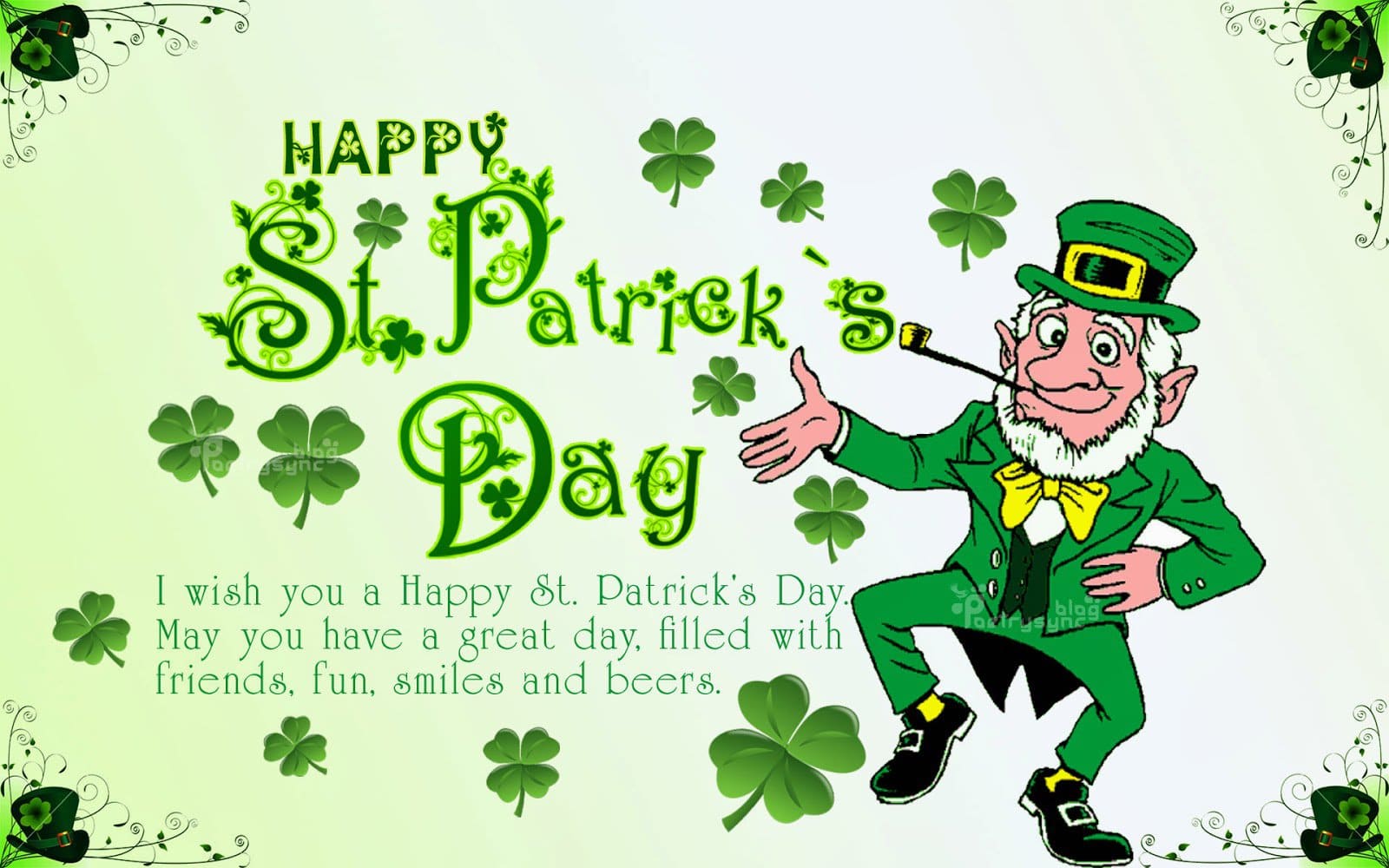 Happy st. Patrick's Day Sayings Quotes