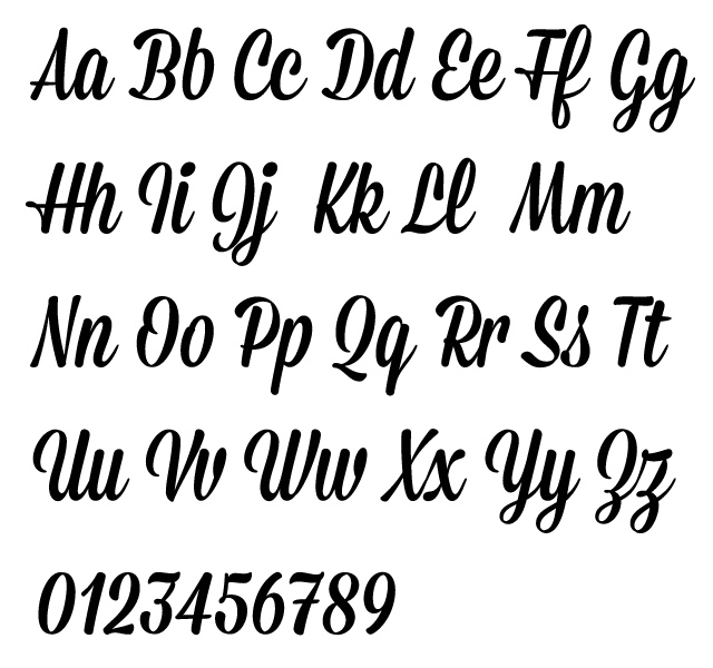 Alphabet Font Pattern
