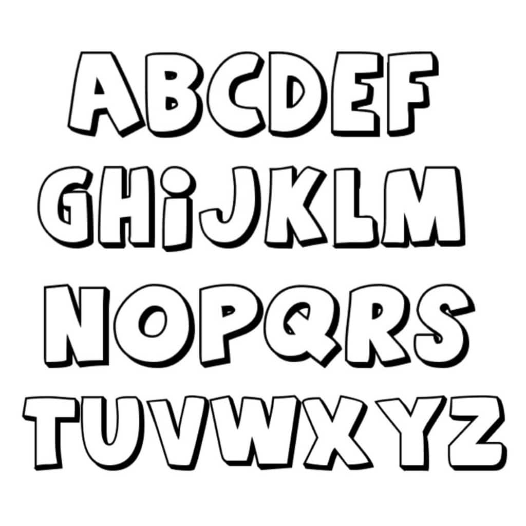 Alphabet Font Picture