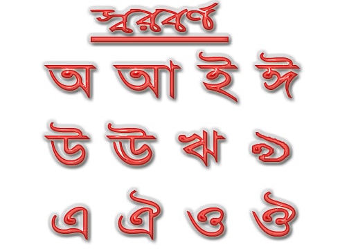 letters in bangla