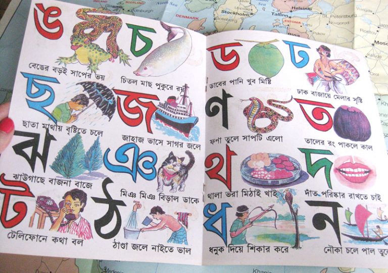 bengali alphabet chart with english