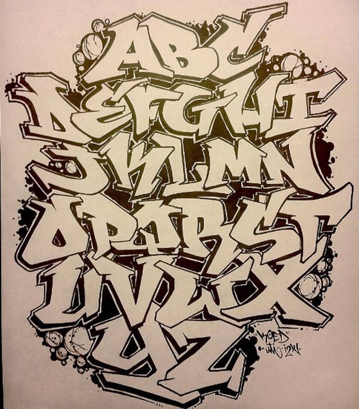 Graffiti Letters Pattern