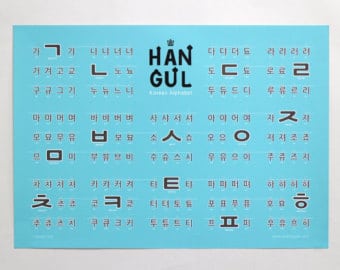 Hangul Alphabet 