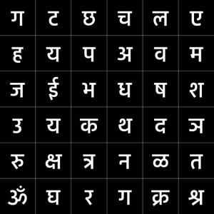 Hindi Alphabets And Letters Chart | Oppidan Library