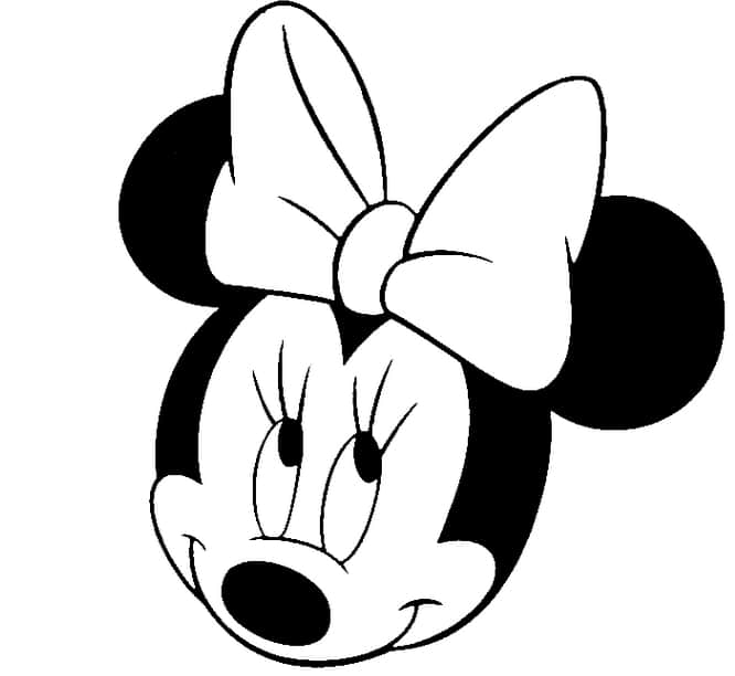 Minnie Mouse Face Clipart
