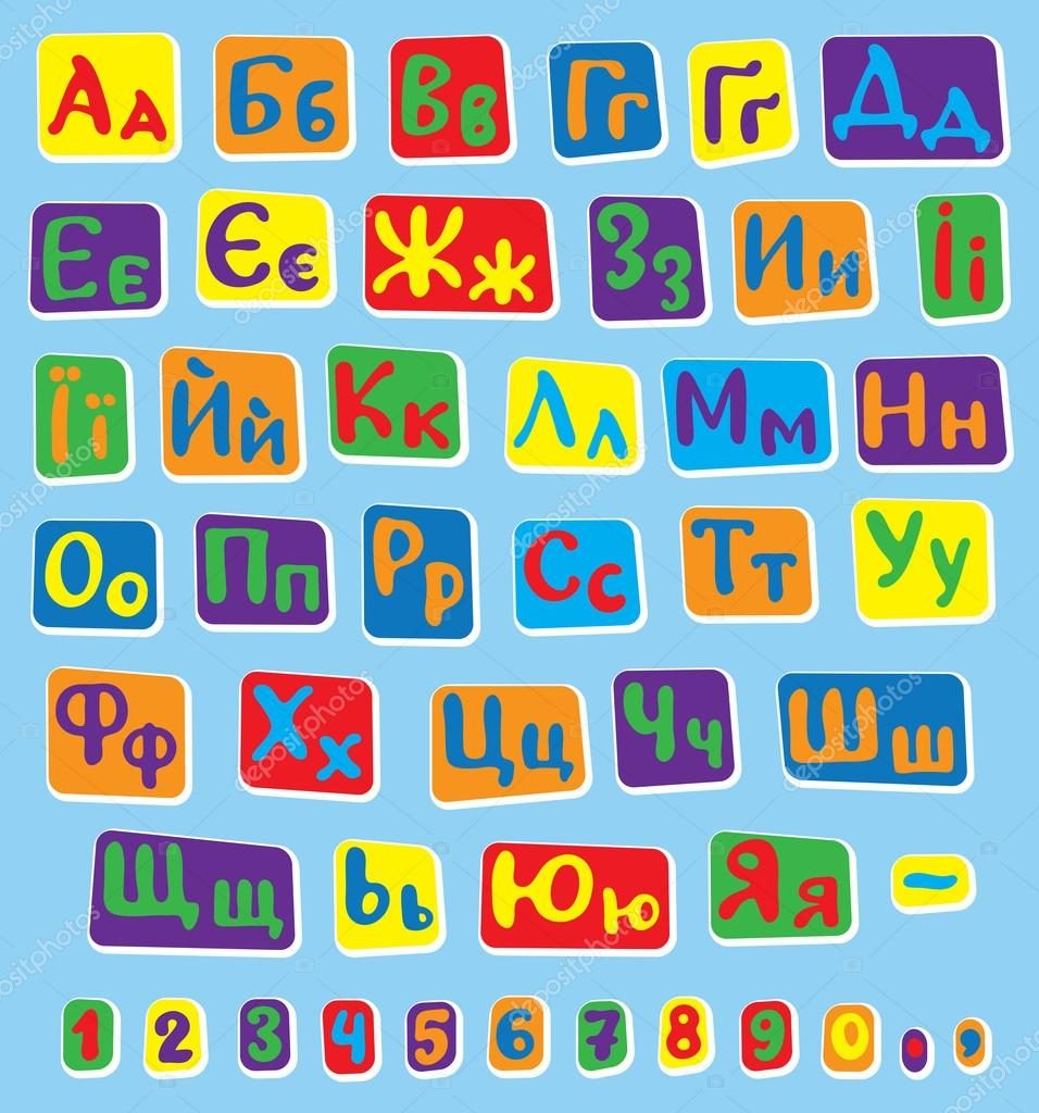Ukrainian Alphabet Format