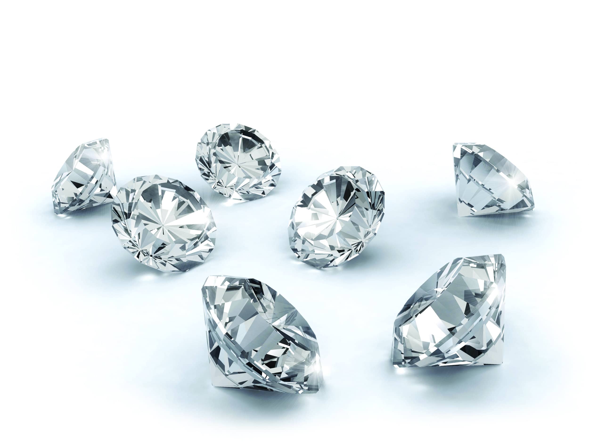 Diamond jewelry layout