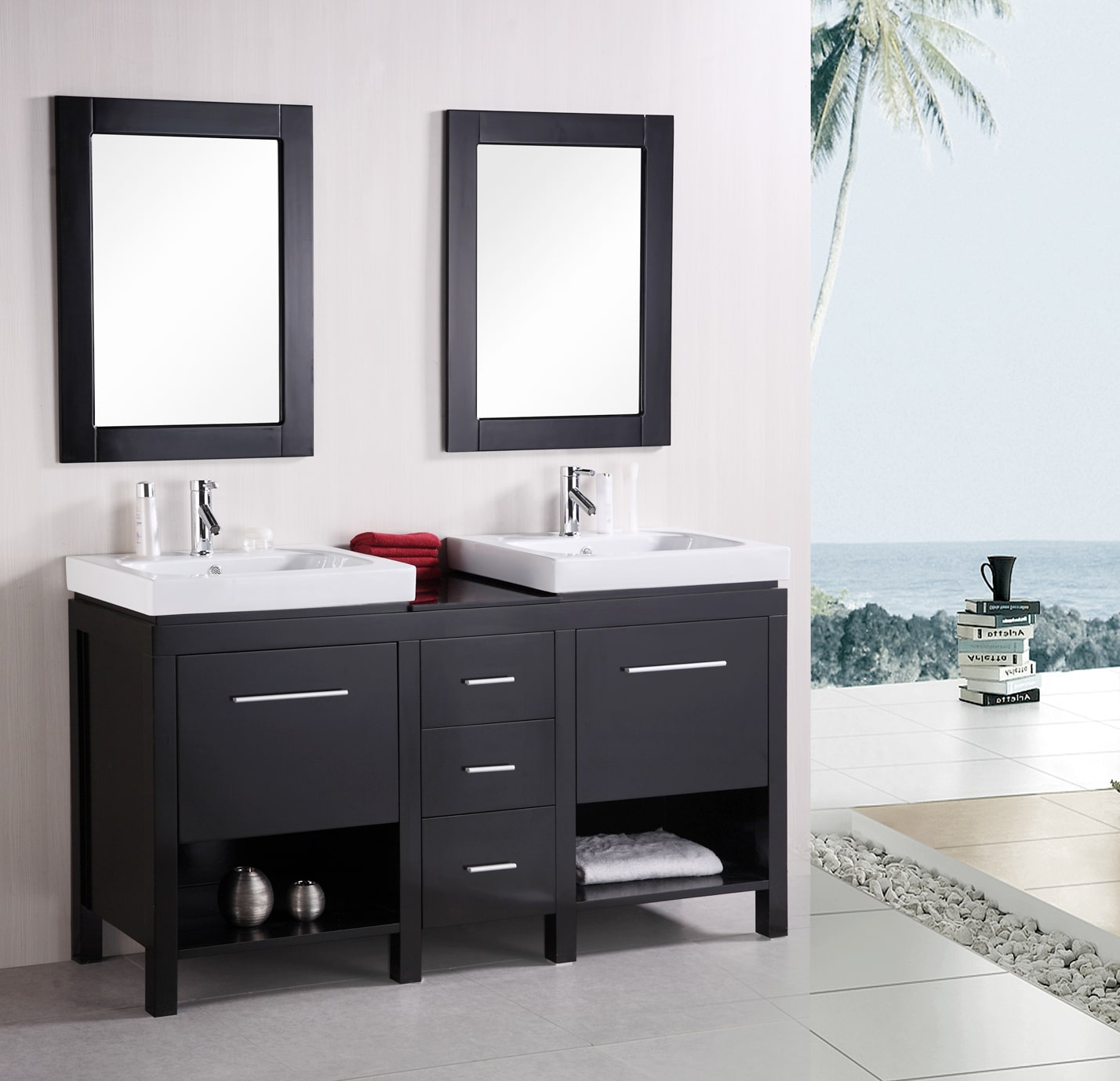 double sink vanity