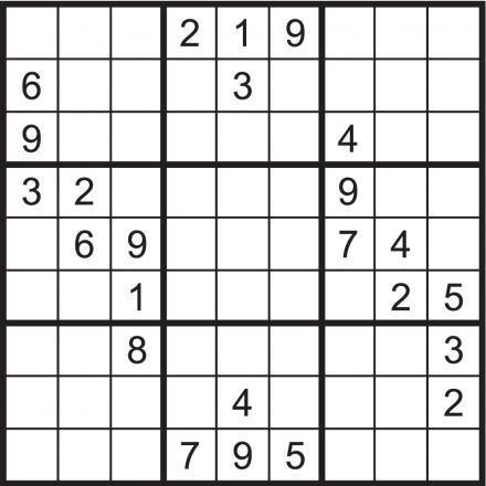 Sudoku 2017 Puzzle