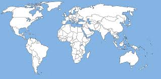 Blank International Map