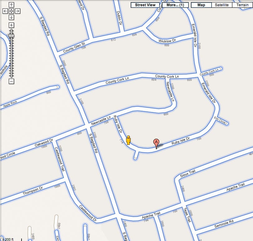 Blank Street Map