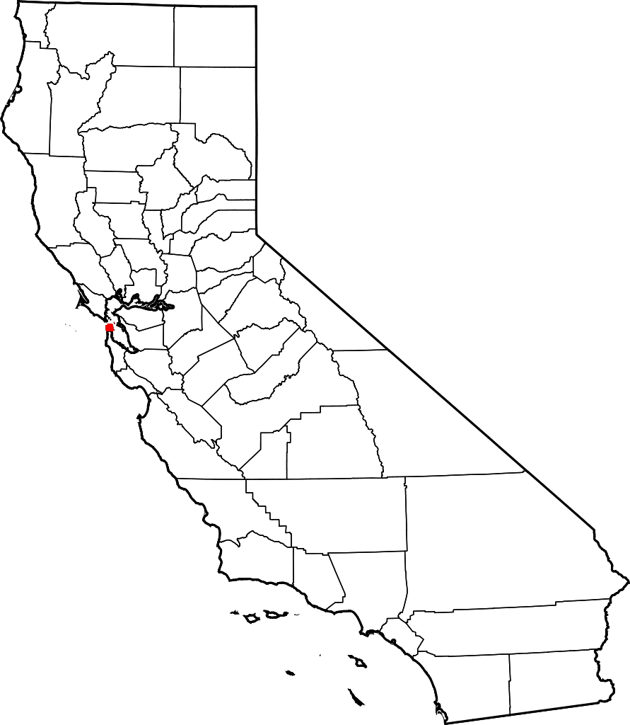 California Map Drawing
