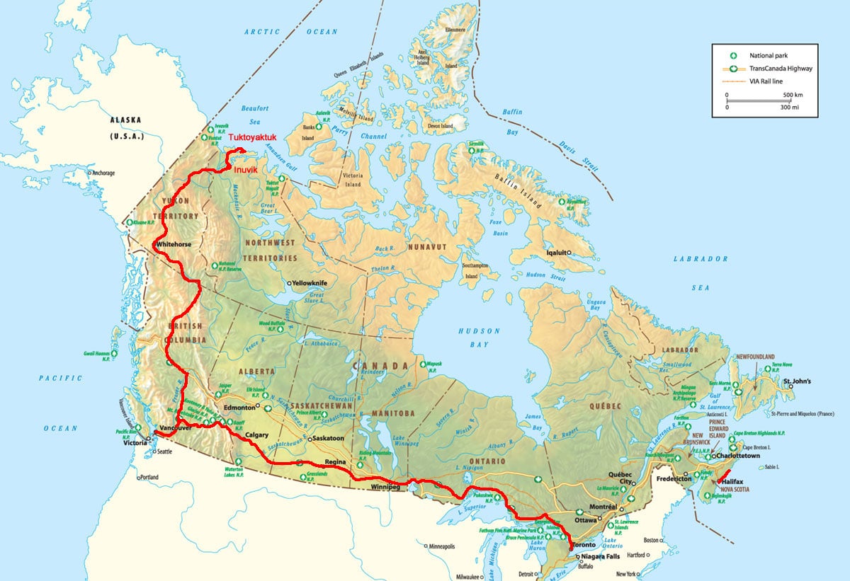 Canada Road Map Download