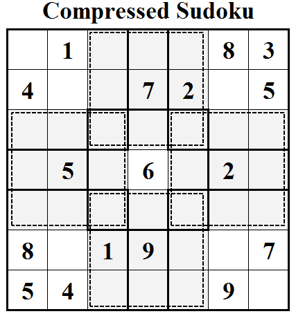 Compressed Sudoku Fun