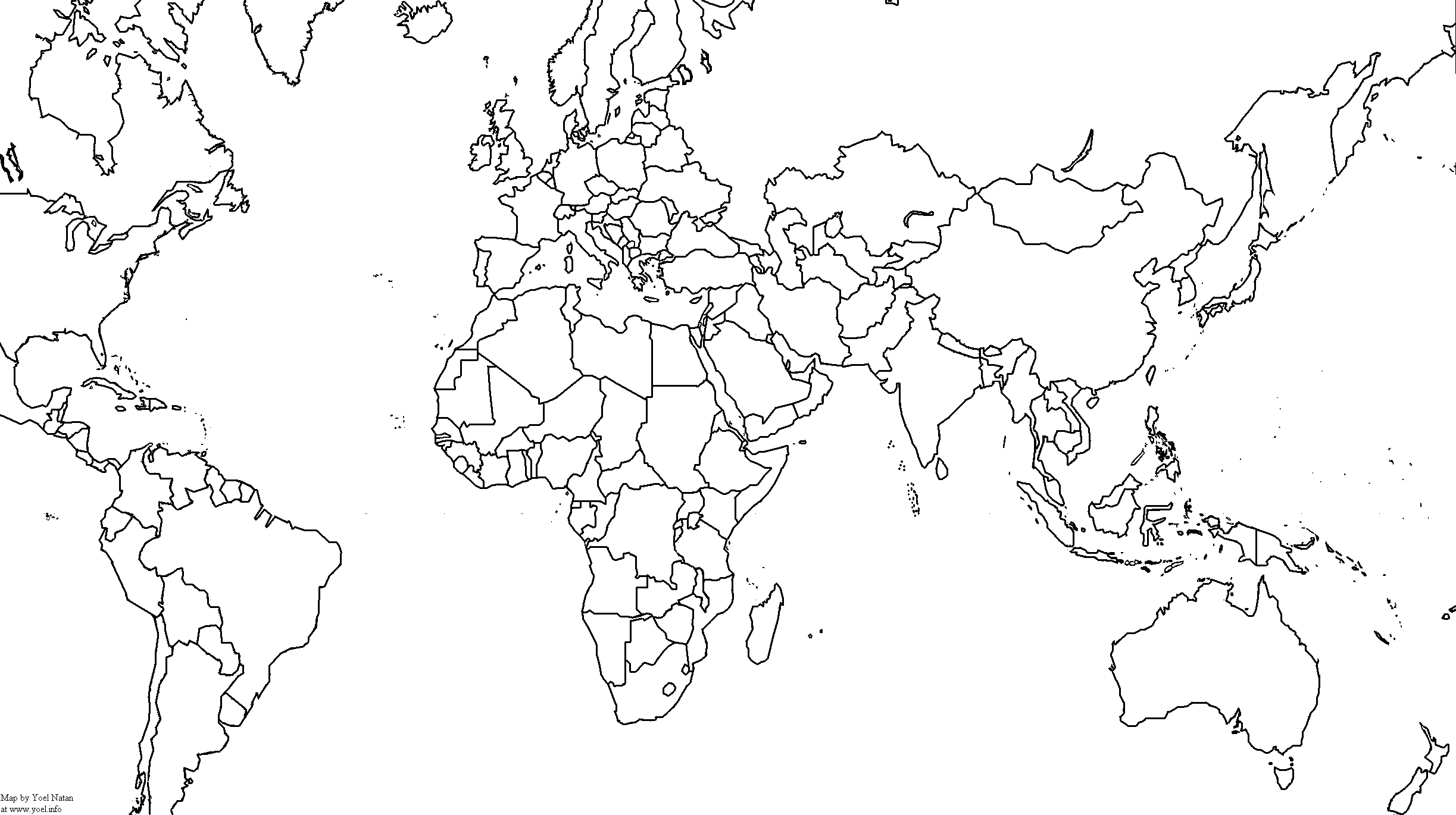 Country Map Blank