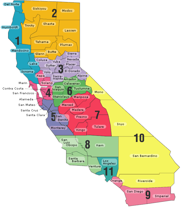 County Map California