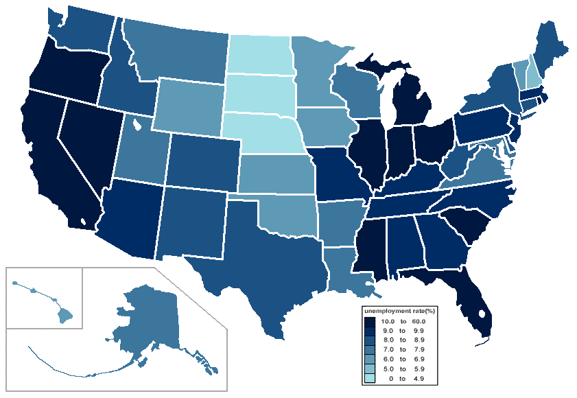 Economic Map of the United States