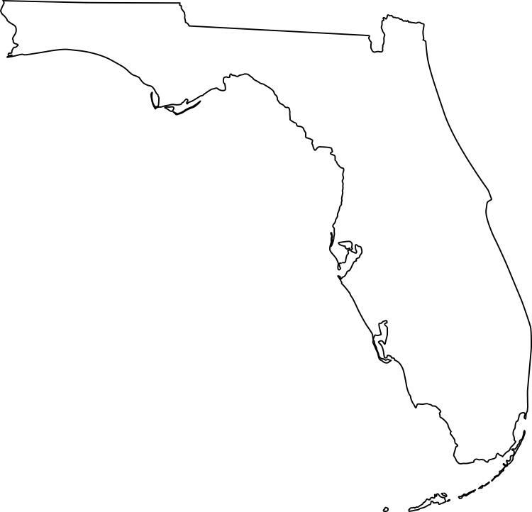 Florida Map Outline