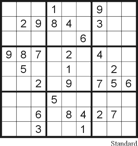 Free Easy Sudoku Printable Images
