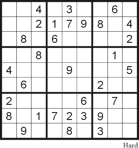 Free Sudoku Hard Printable Images