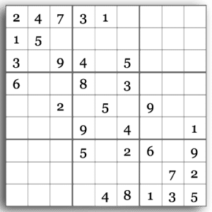 Free Sudoku Printable