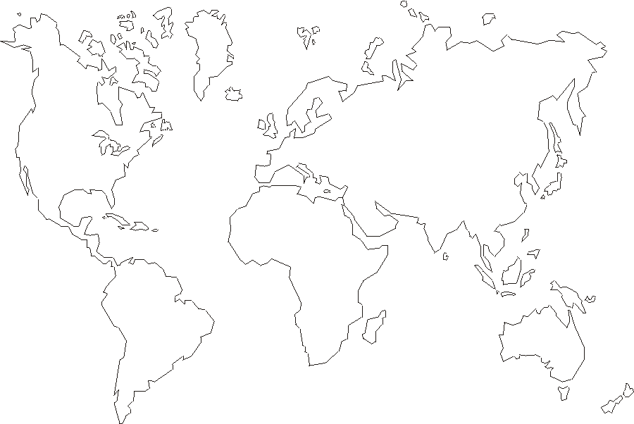 Free World Map Outline