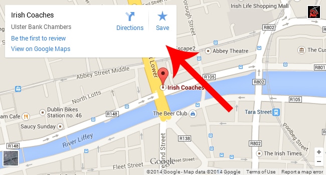Google Maps Directions Ireland