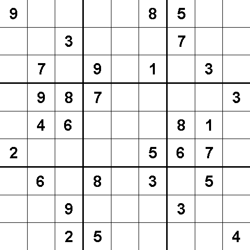 Hard Sudoku Template