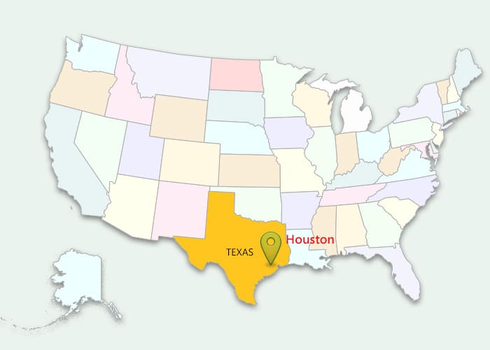 Houston Map Location