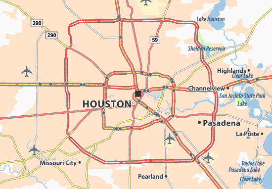 Houston Map Printable