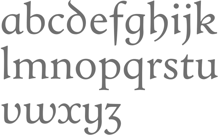 Indian Alphabet Font