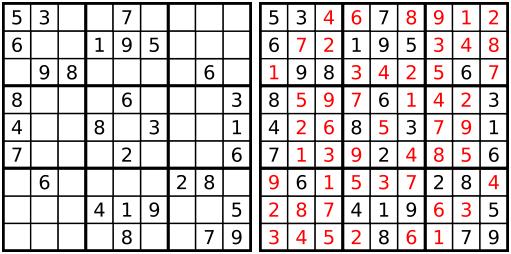 Kids Sudoku Puzzle