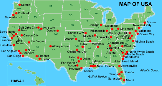La Map USA