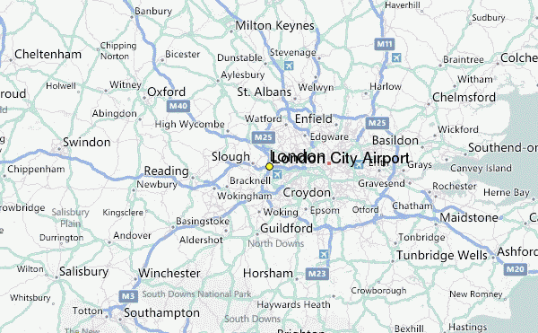 London City Map Airport