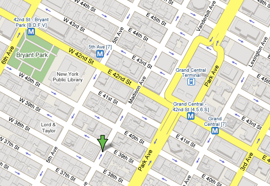 Map New York Street