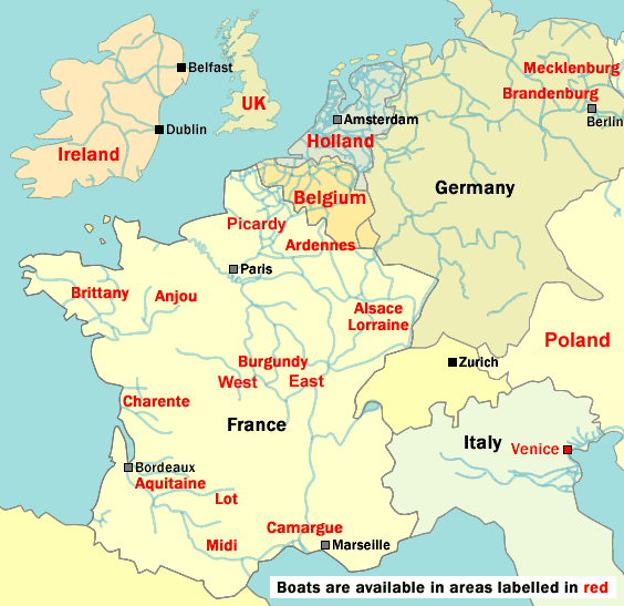 Map of France Europe