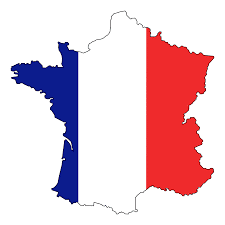 Map of France Flag