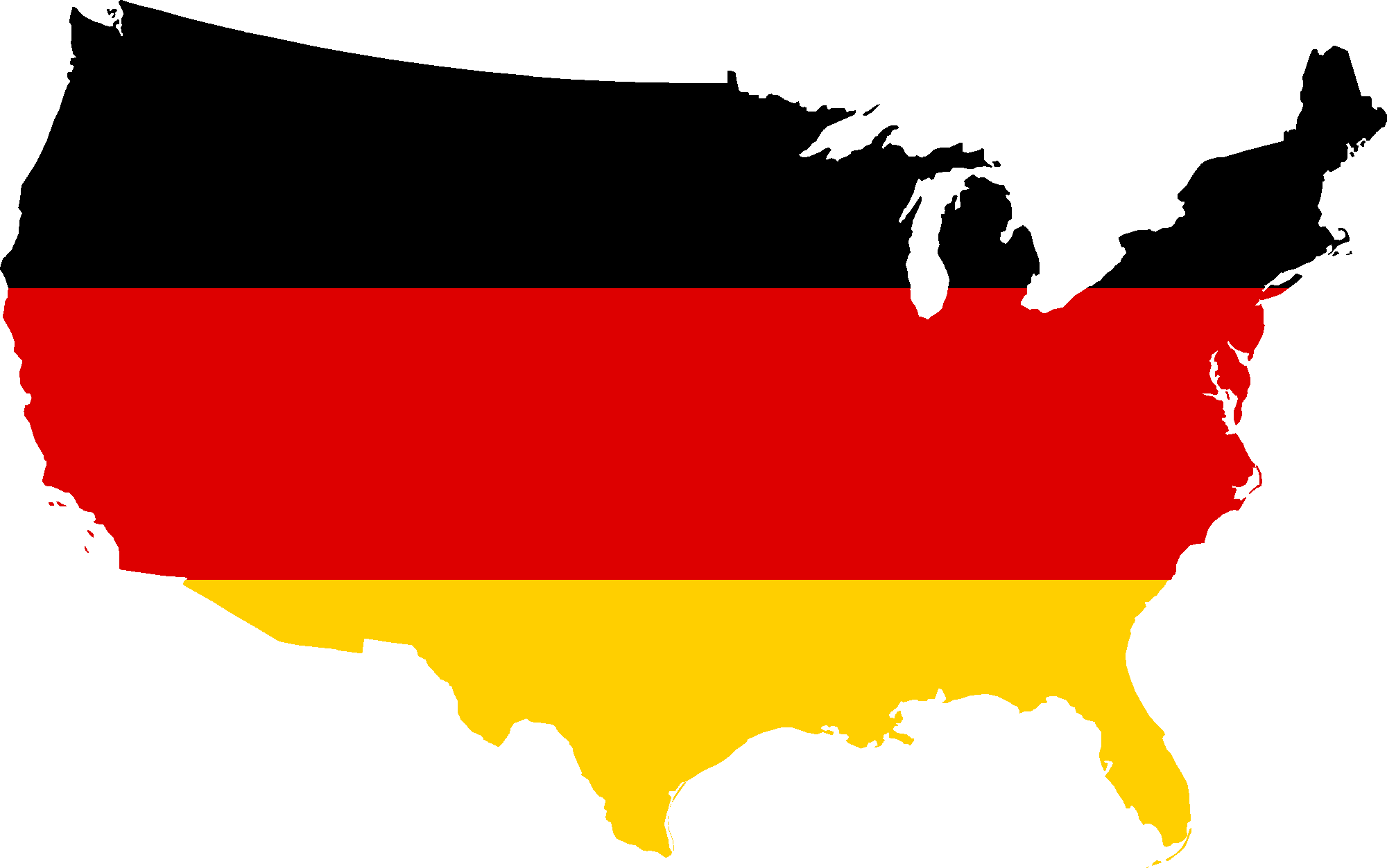 Map of Germany Clipart