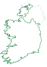 Map of Ireland Template