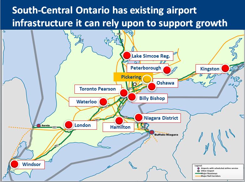 Map Of Ontario Airport 
