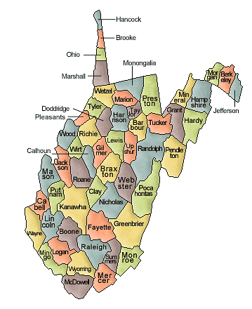 Map of Virginia Colleges