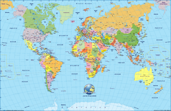Map of World Cities