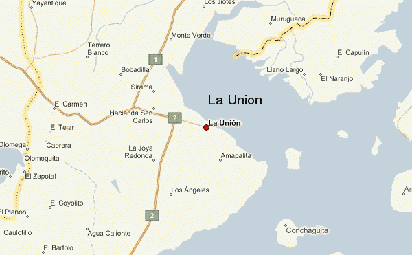 Map of la Union