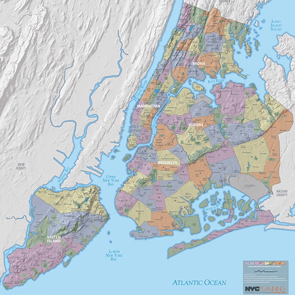 Map of nyc Areas