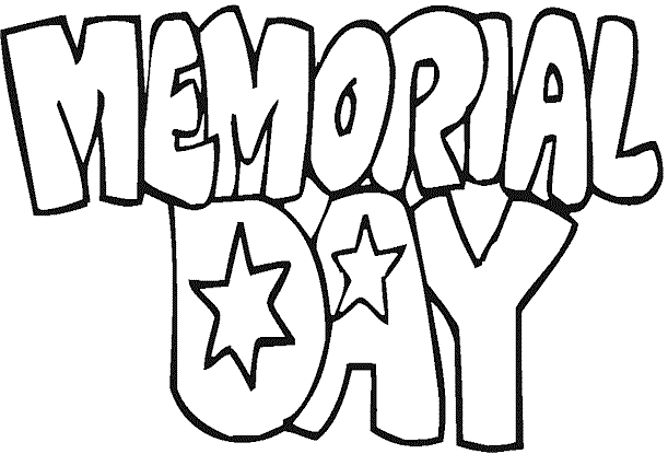 Memorial Day Picture to Color