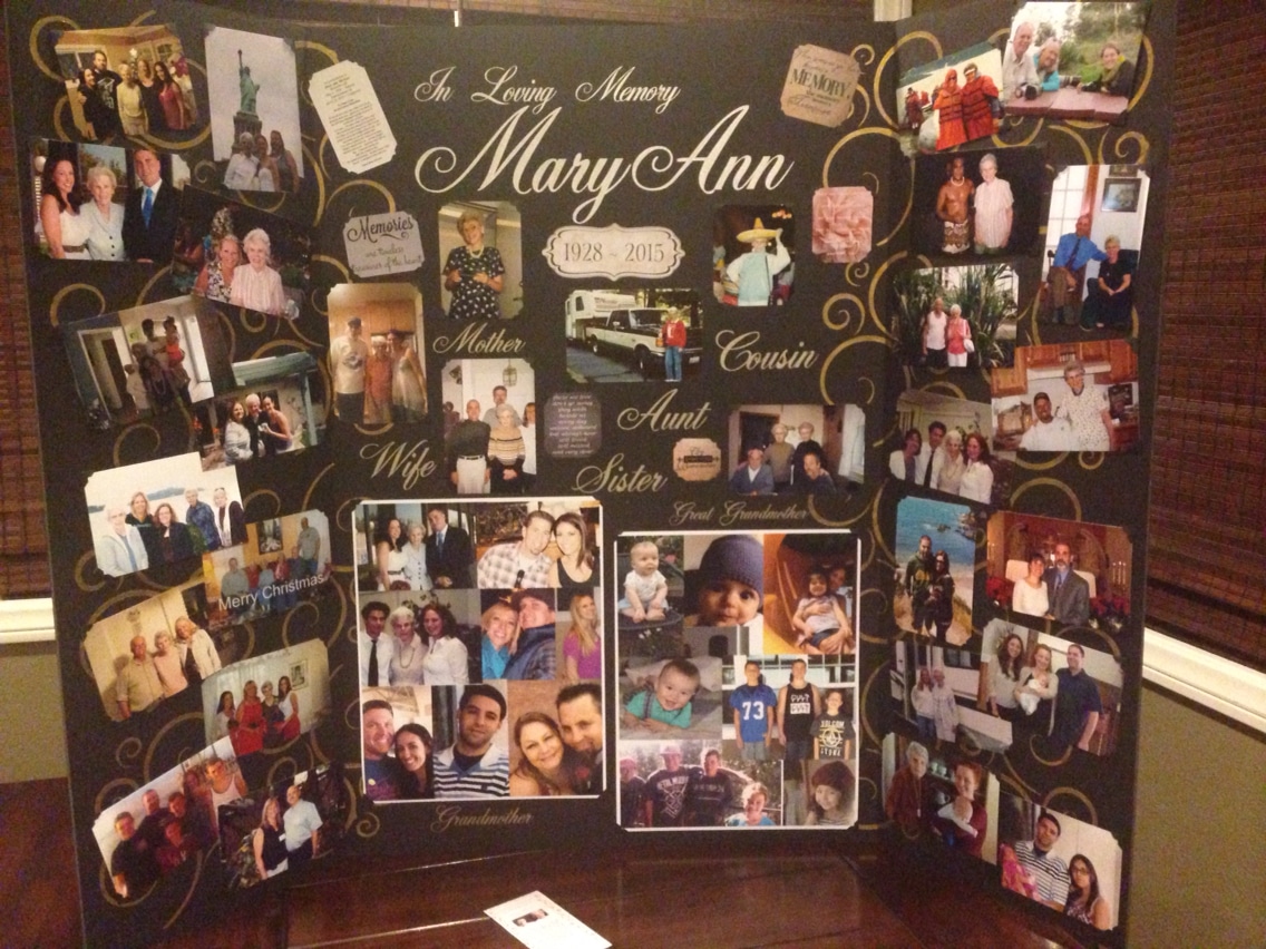 Memorial Photo Collage