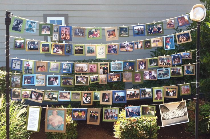 Memorial Photo Display